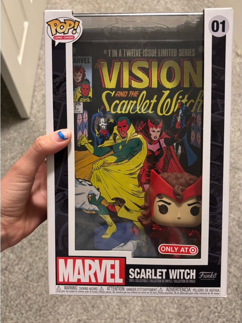 Marvel Scarlet Witch Funko POP! with Comic Cover Art